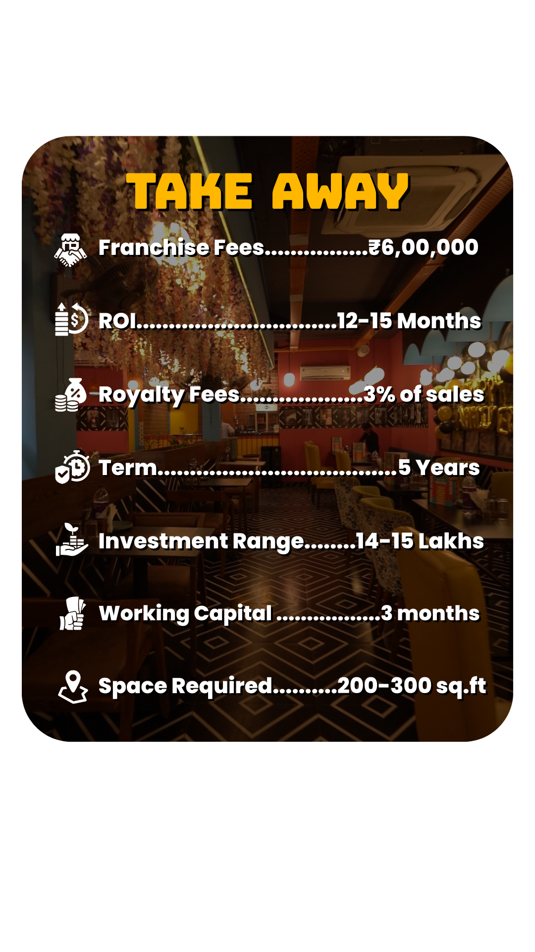 Son of Swaad takeaway franchise setup